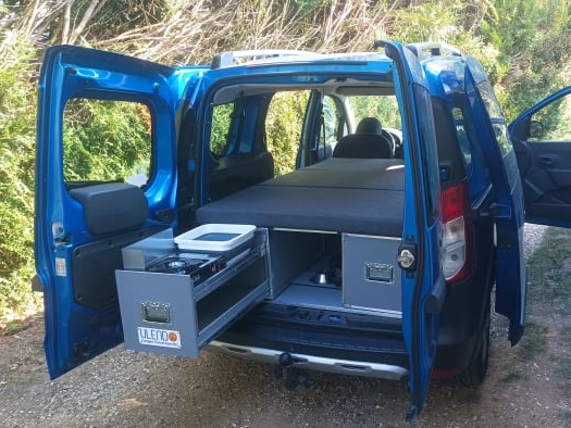 Dacia Dokker aménagé avec kit ULENDO